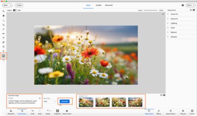 What S New In Photoshop Elements 2026 Generate Image Product Screenshot